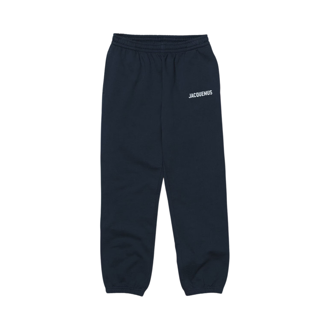 자크뮈스 르 조깅 자크뮈스 로고 프린티드 트랙 팬츠 다크 네이비(Jacquemus Le Jogging Jacquemus Logo Printed Track Pants Dark Navy) - 1