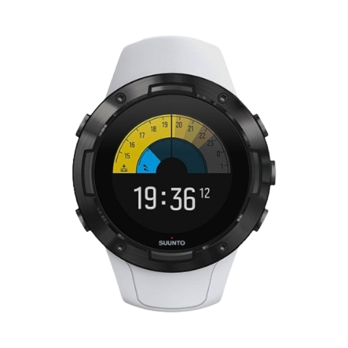 순토 5 46mm 스테인리스 스틸 화이트 블랙 (국내 정식 발매 제품)(SUNNTO 5 46mm Stainless Steel White Black (Korean Ver.)) - 1