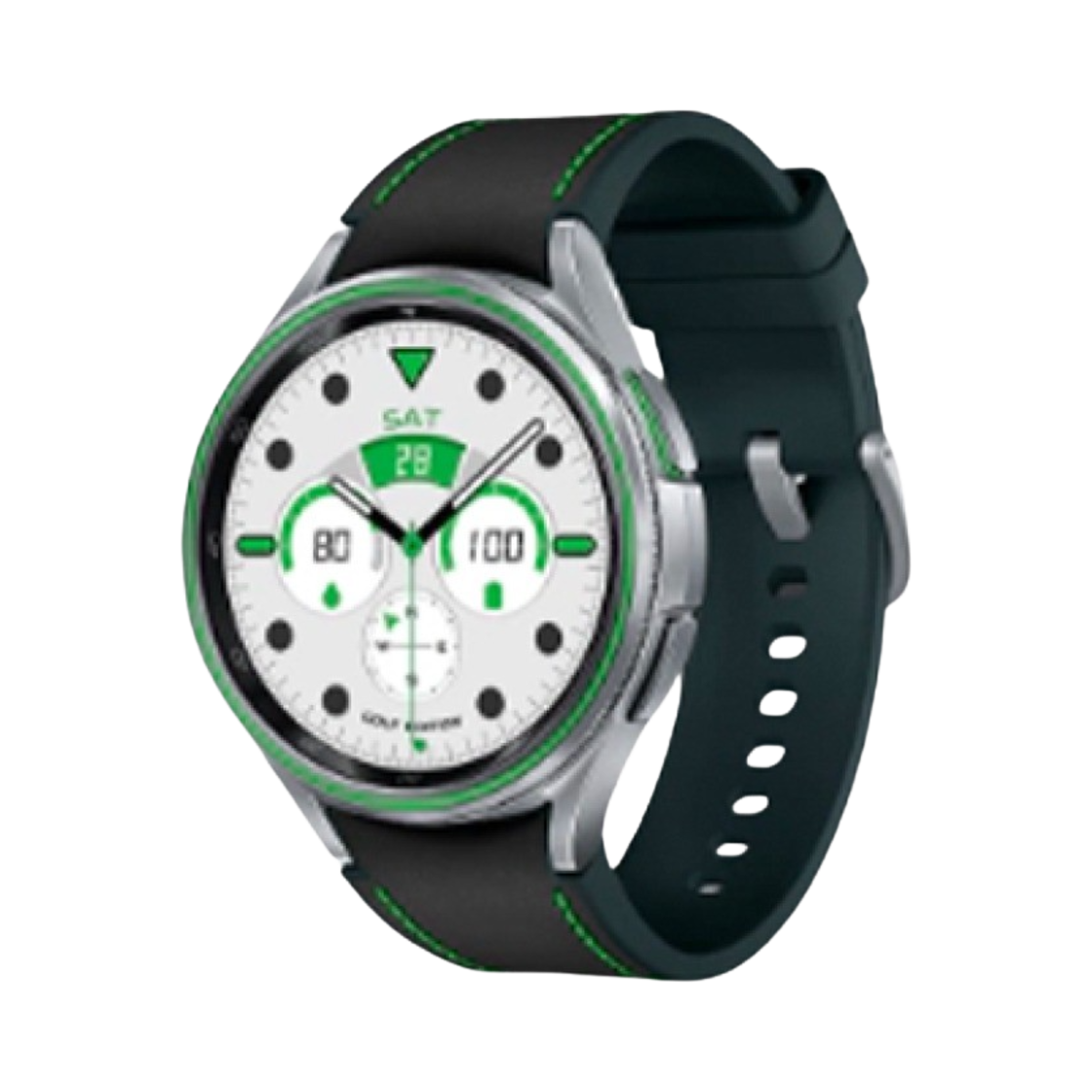 삼성 갤럭시 워치6 클래식 47mm 골프 에디션 블루투스 실버 (국내 정식 발매 제품)(Samsung Galaxy Watch6 Classic 47mm Golf Edition Bluetooth Silver (Korean Ver.)) - 2