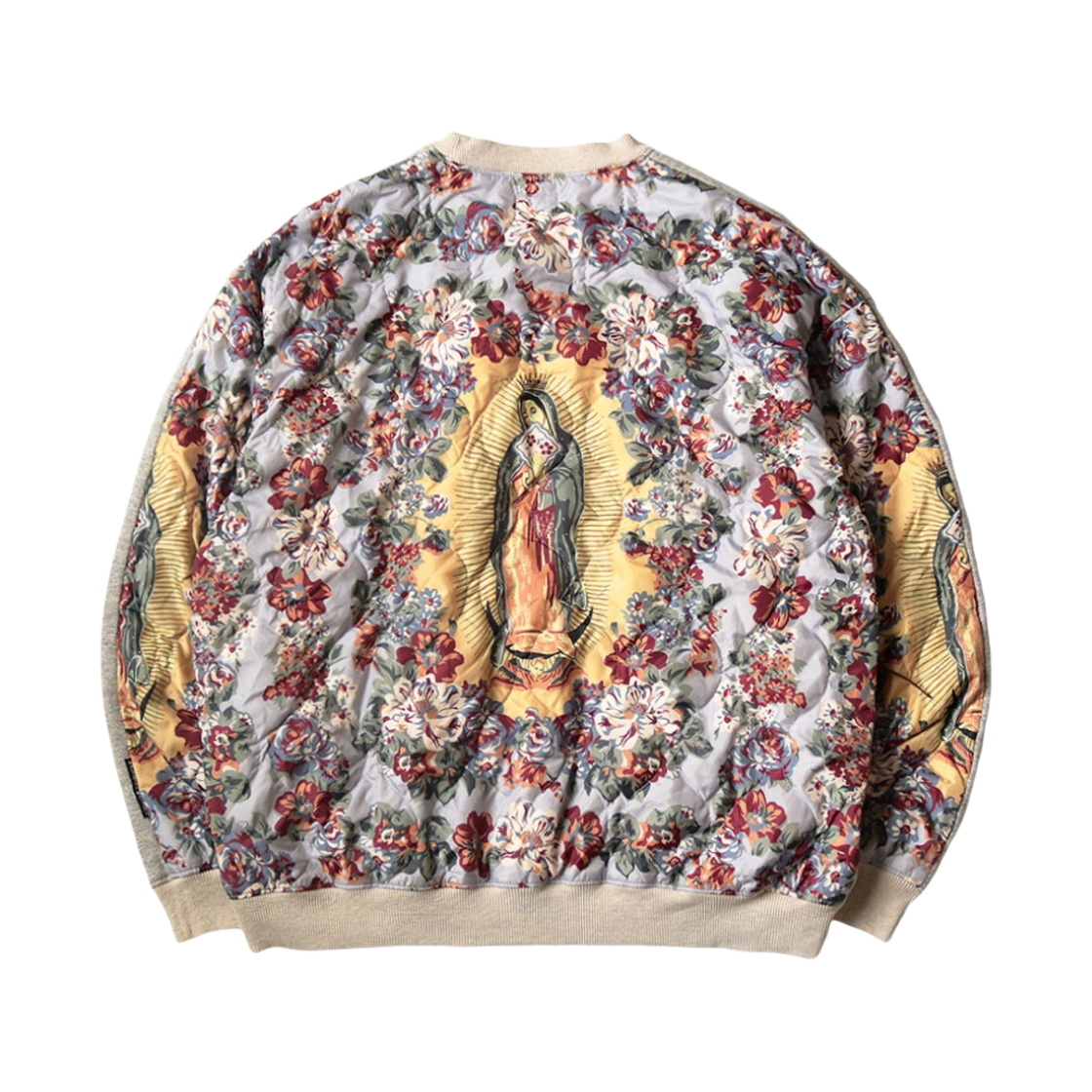 K2403LC081 Kapital Top Fleece Bivouac Big Sweatshirt Peckish Maria Gray