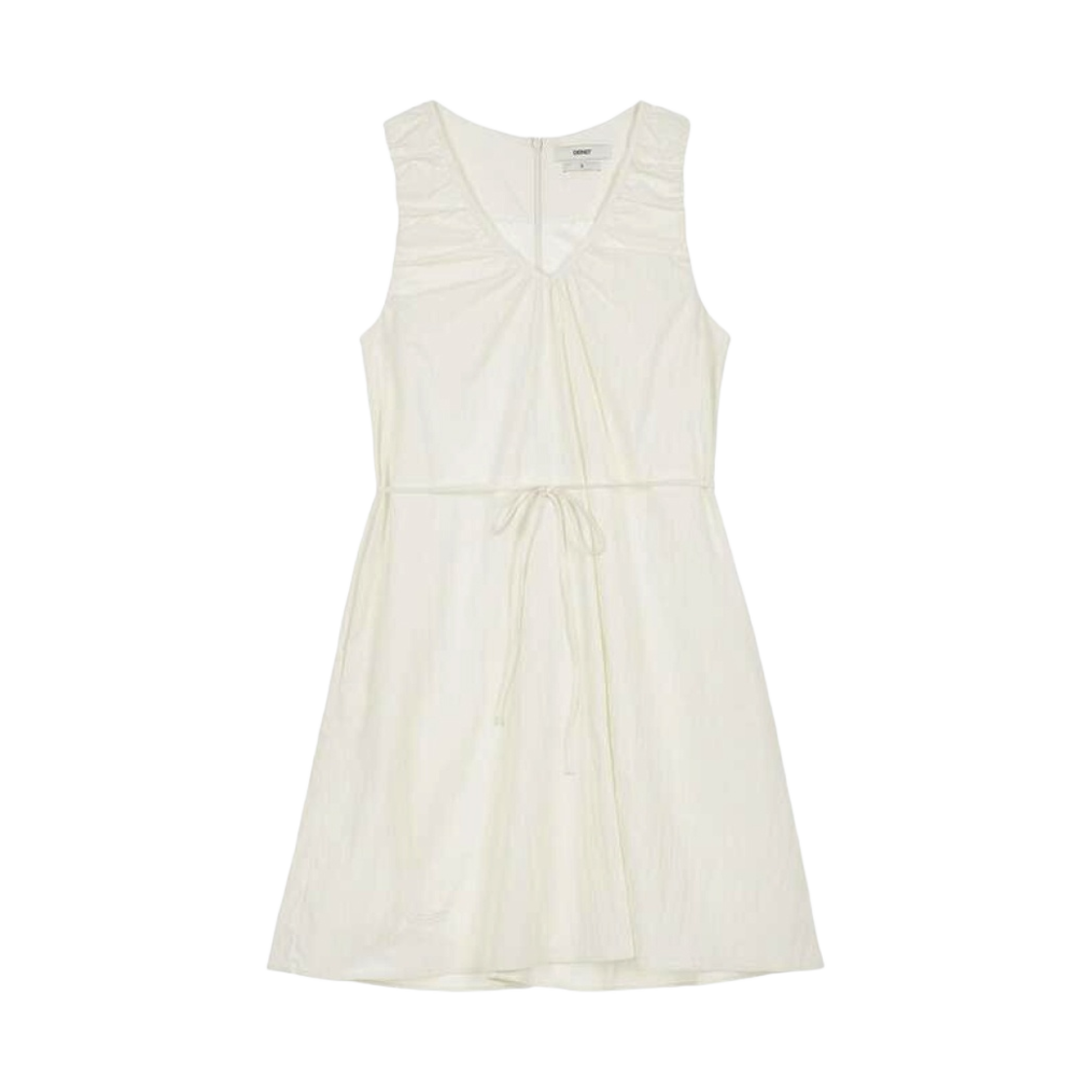 - (W) Deinet Shirring Strap Dress in Ivory