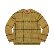 Supreme Quilt Stitch Sweater Yellow - 23SS