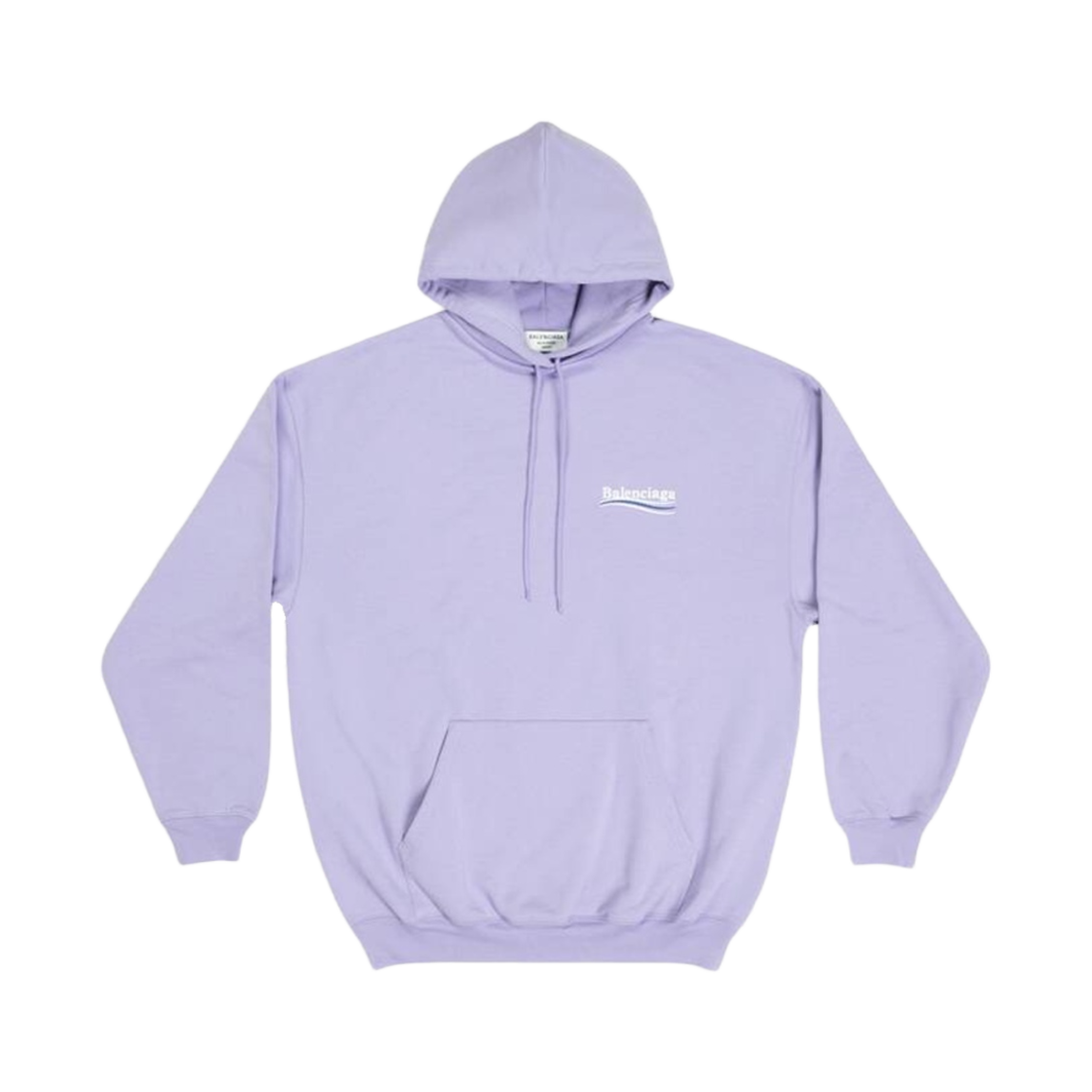 578135TKVI93072 (W) Balenciaga Political Campaign Hoodie Medium Fit Purple