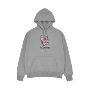 Verdy x Blackpink Plush Hoodie Grey