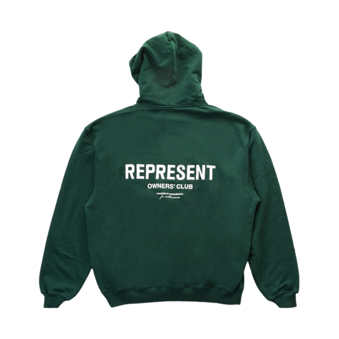 리프레젠트 오너스 클럽 후디 레이싱 그린 화이트(Represent Owners Club Hoodie Racing Green White)
