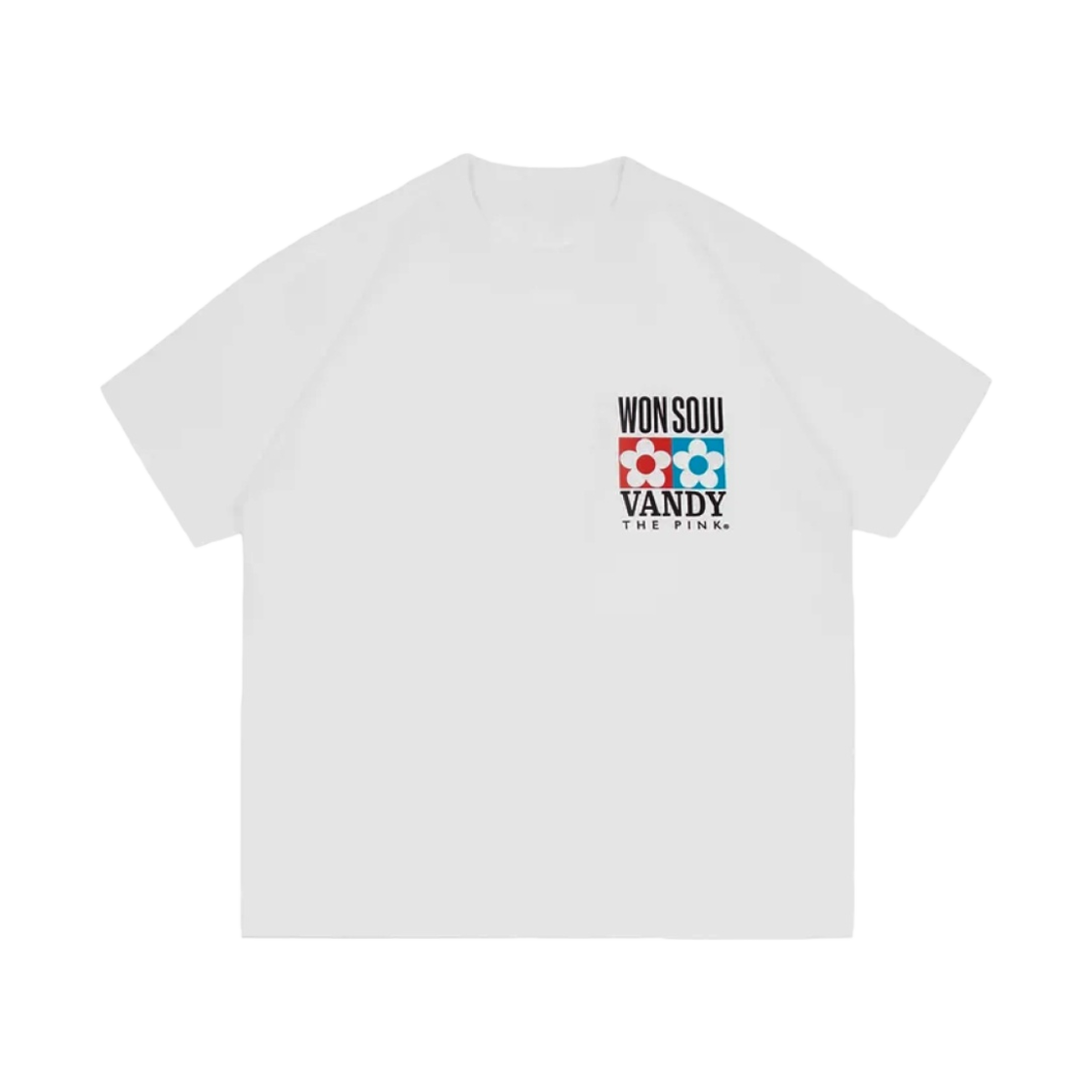 반디 더 핑크 x 원소주 원 앤 온리 티셔츠 화이트(Vandy The Pink x Wonsoju Won & Only T-Shirt White)