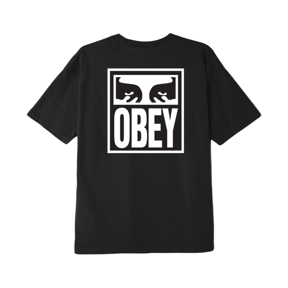 오베이 아이즈 아이콘 2 헤비웨이트 티셔츠 오프 블랙(Obey Eyes Icon 2 Heavyweight T-Shirt Off Black)