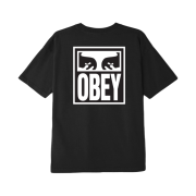Obey Eyes Icon 2 Heavyweight T-Shirt Off Black