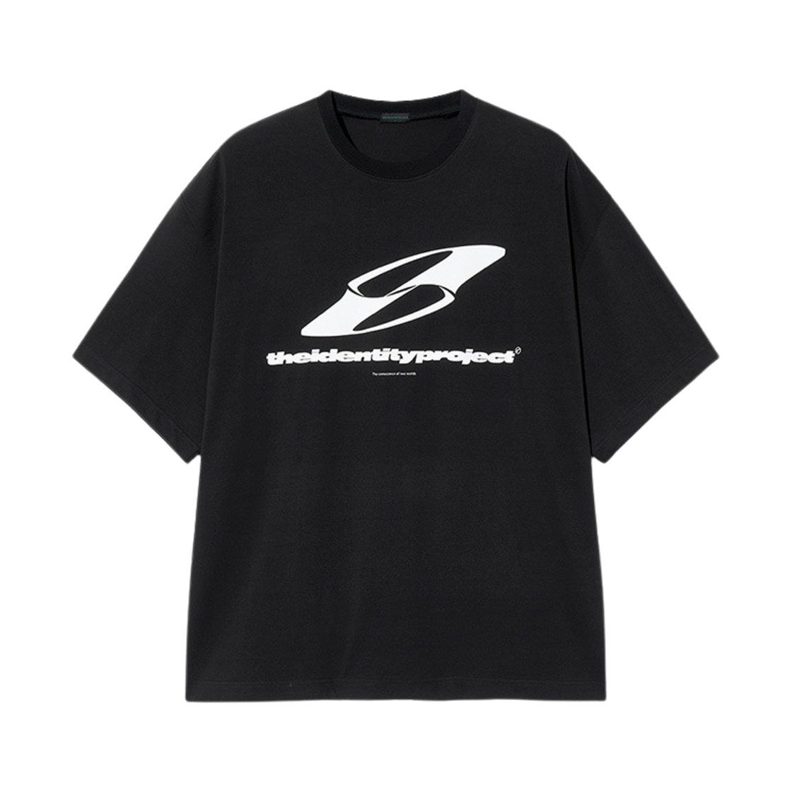 TIP_230 THE IDENTITY PROJECT Grass Combi Round Half Sleeve Black