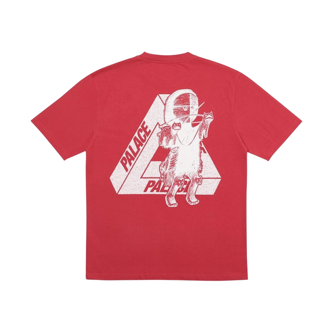 - Palace U Figure T-Shirt Dark Red - 19FW