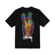 Stussy Peace Sign T-Shirt Black