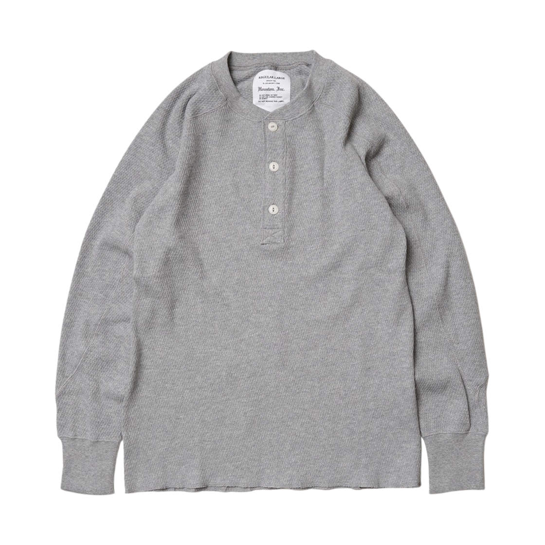 휴스턴 재팬 헤비 써멀 헨리 넥 티 그레이 20972GY