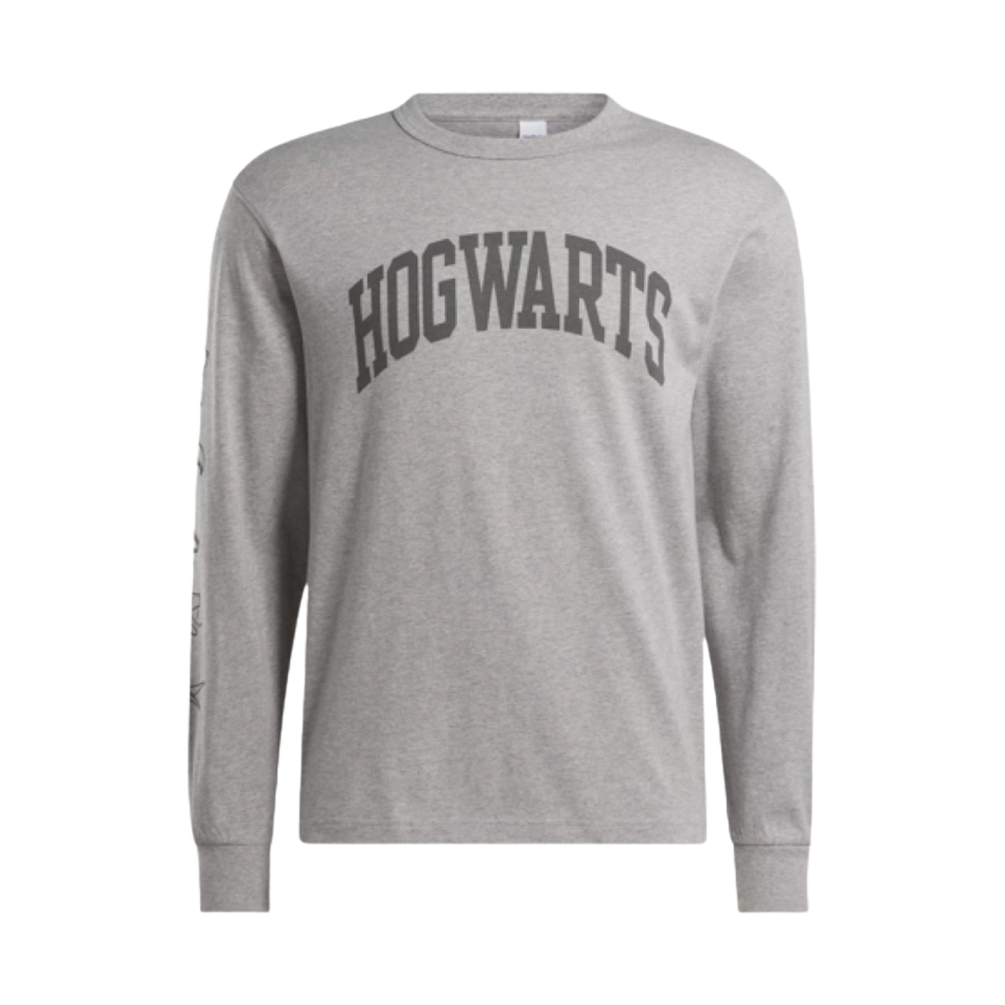 100073934 Reebok x Harry Potter Long Sleeve T-Shirt Medium Grey Heather - US Sizing