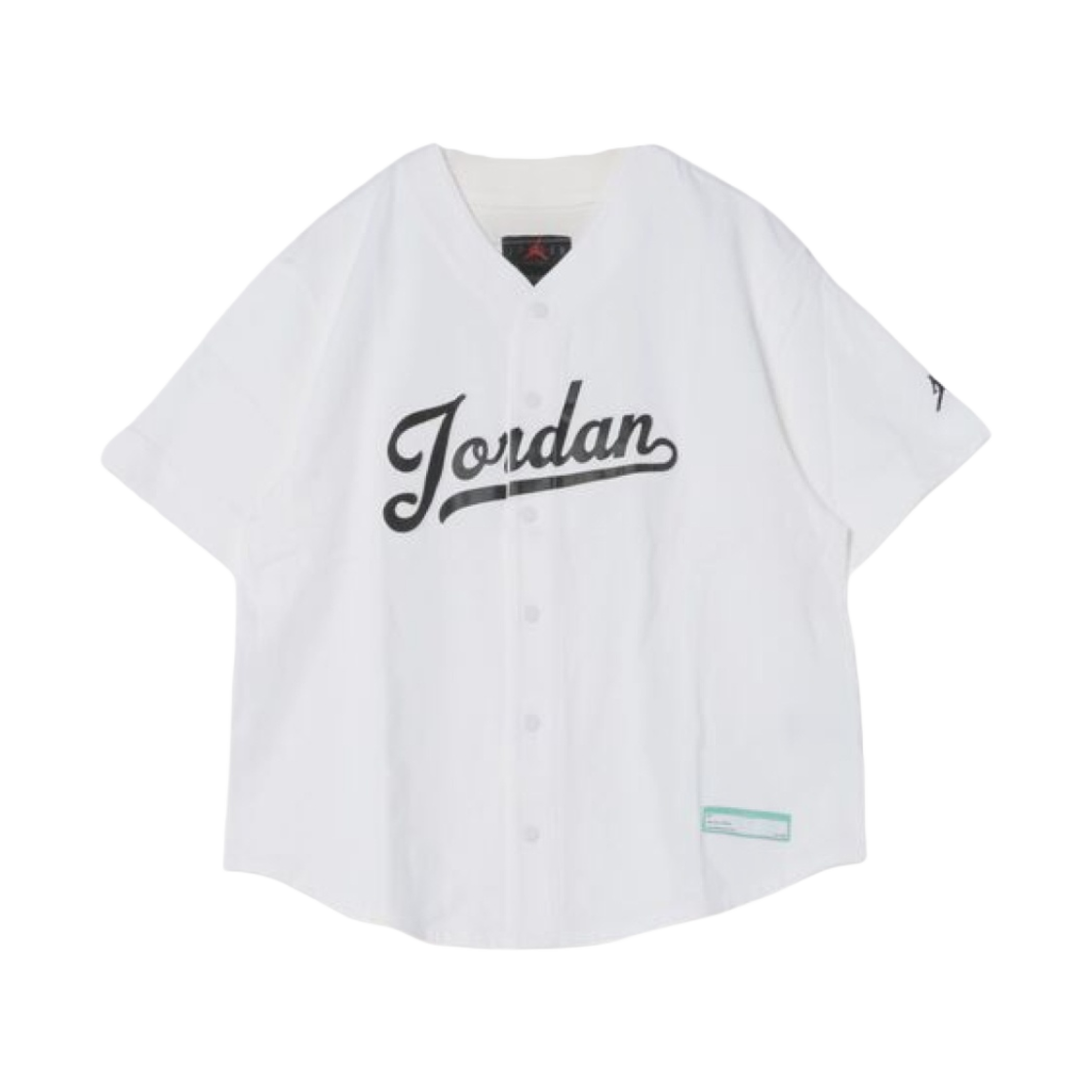 조던 플라이트 MVP 베이스볼 탑 화이트 블랙 - 아시아