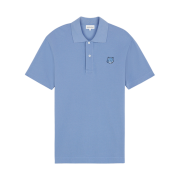 Maison Kitsune Bold Fox Head Patch Comfort Polo Hampton Blue