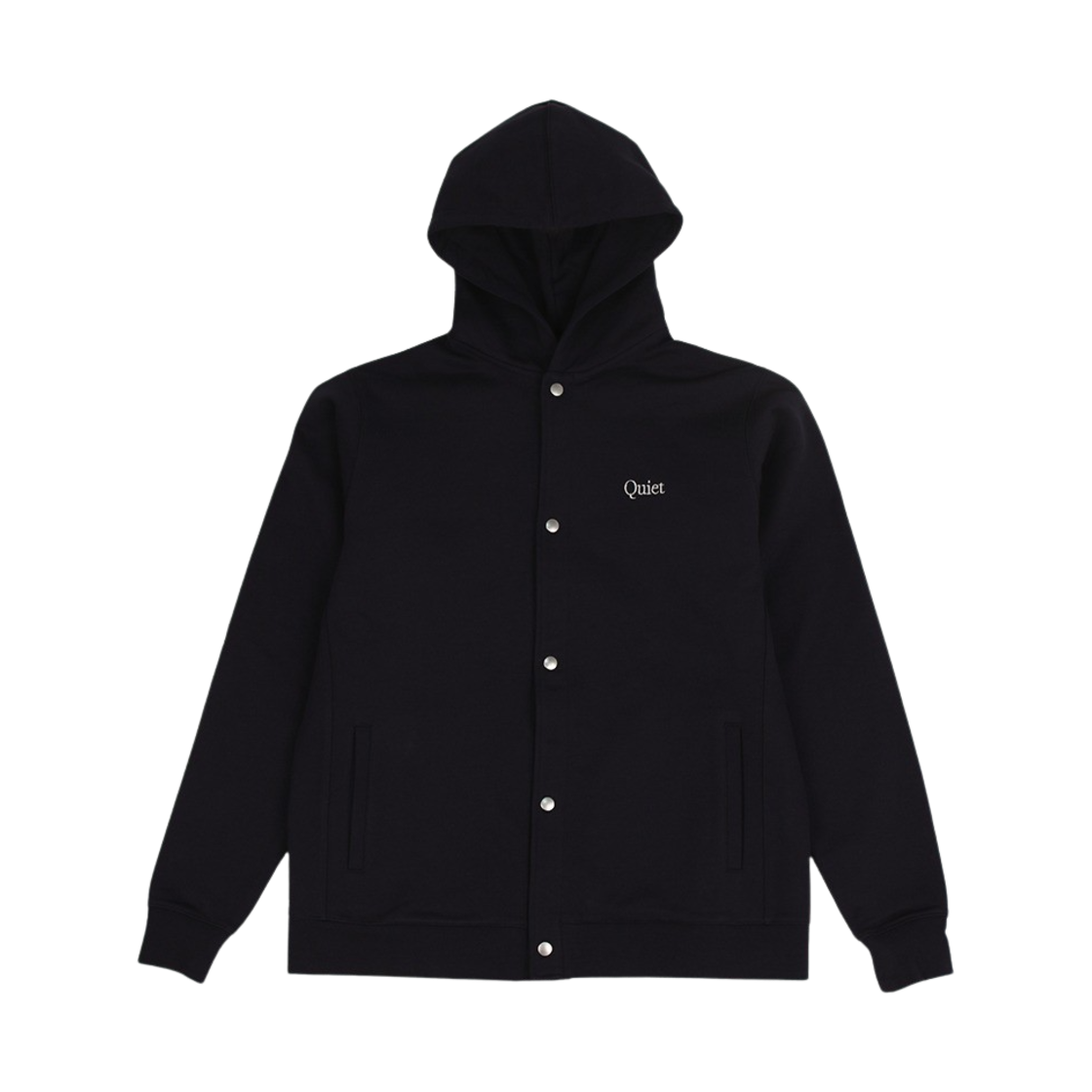 브로큰비트 콰이엇 스냅 후디 네이비(Broken Beat Quite Snap Hoodie Navy)