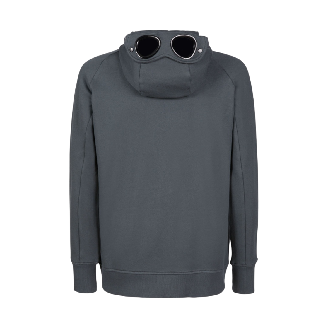 12CMSS082A005086W978 C.P. Company Diagonal Raised Fleece Zipped Goggle Hoodie Grey - 22SS - #2