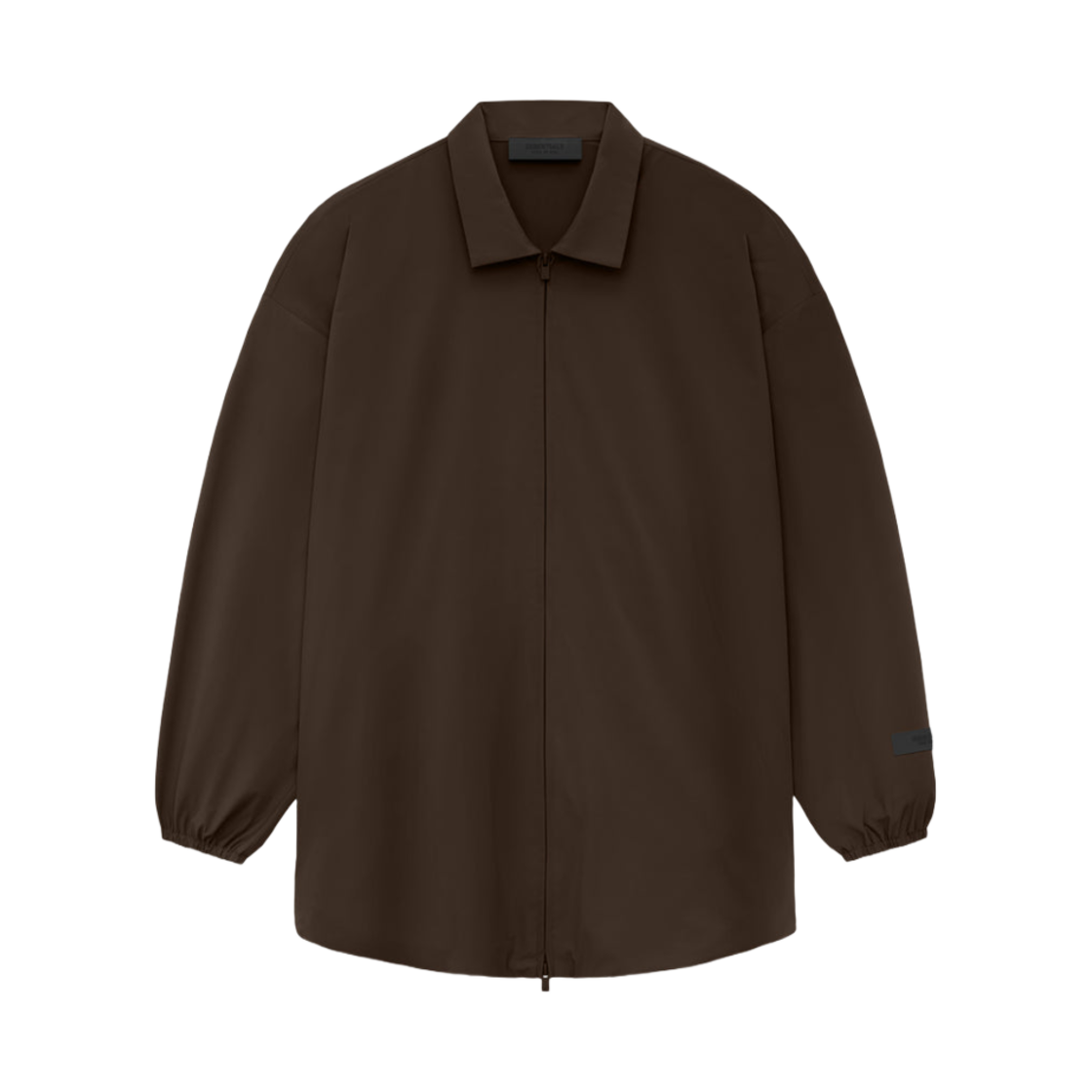 - Essentials Nylon Overshirt Wood - 24SS