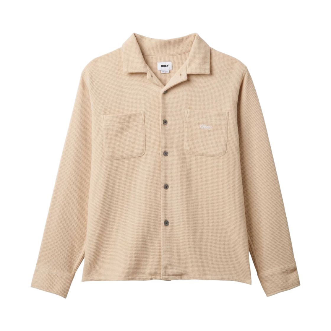 오베이 바비 셔츠 실버 그레이