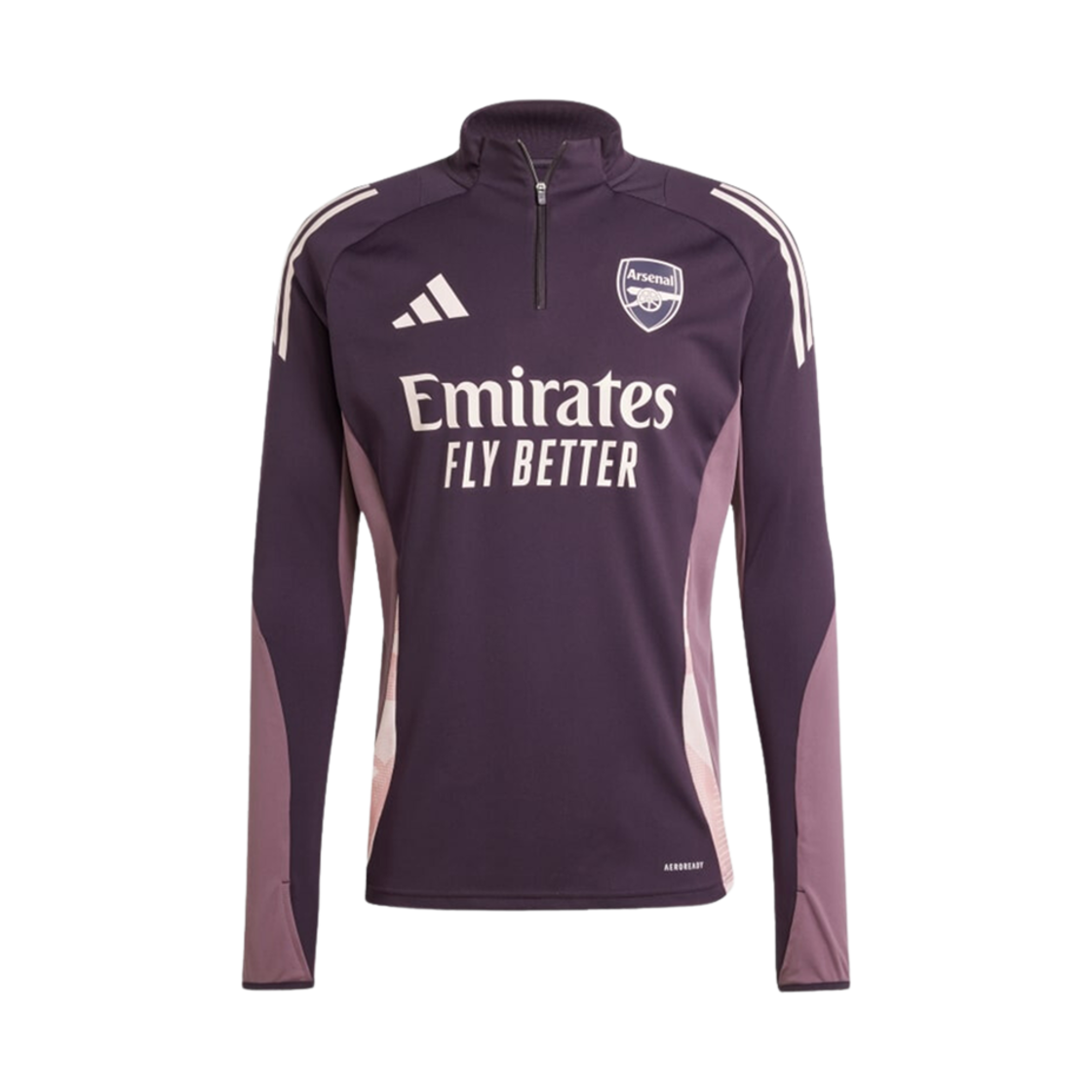 아디다스 아스널 티로 24 트레이닝 탑 오로라 블랙 - KR 사이즈(Adidas Arsenal Tiro 24 Training Top Aurora Black - KR Sizing)