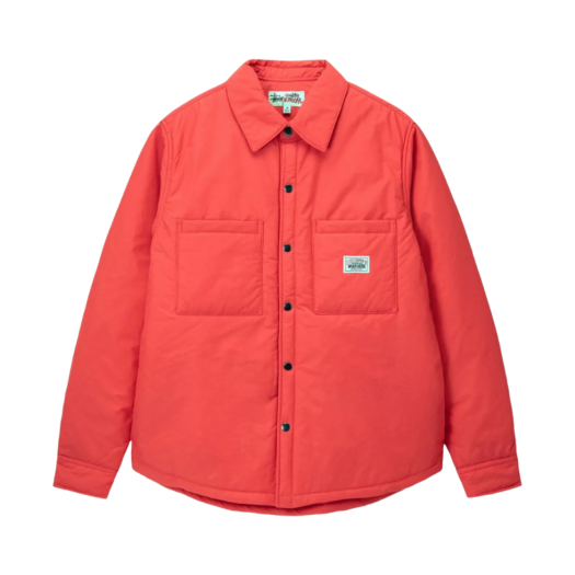 스투시 패디드 테크 오버 셔츠 브릭 | Stussy | KREAM