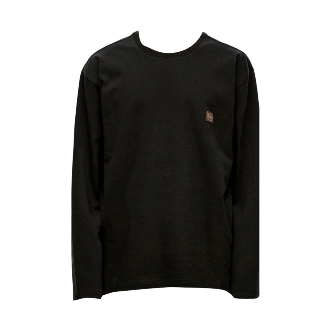 솔리드 옴므 소프트 백로고 롱슬리브 티셔츠 블랙(Solid Homme Soft Backlogo Long Sleeve T-Shirt Black)