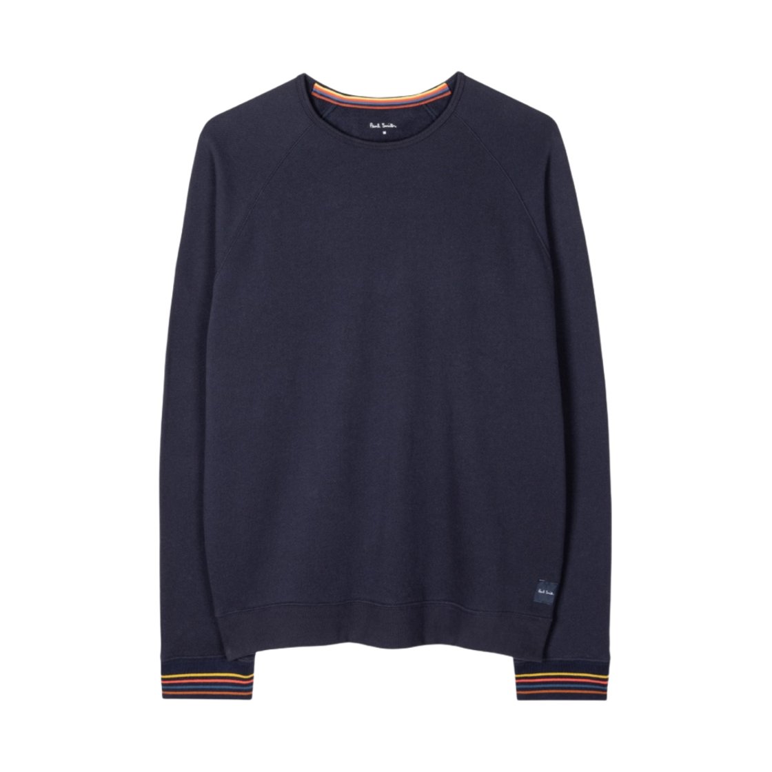 M1A-2990M-AU807B-48 Paul Smith Cotton Artist Stripe Cuff Long Sleeve Lounge Top Navy