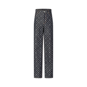 Louis Vuitton Monogram Jacquard Denim Skate Pants Indigo