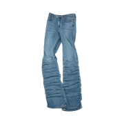 (W) Andersson Bell New Martina Western Boots Wrinkle Jeans Matt Black