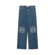 Loewe Anagram baggy jeans Mid Blue Denim