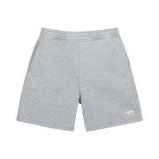 Stussy Overdyed Stock Logo Shorts Grey Heather
