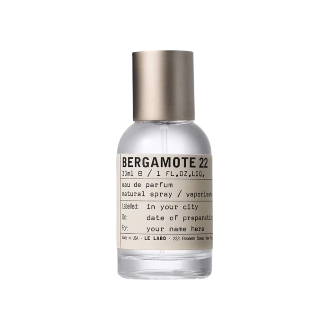 르라보 베르가못 22 오 드 퍼퓸 30ml(Le Labo Bergamote 22 Eau De Parfum 30ml)