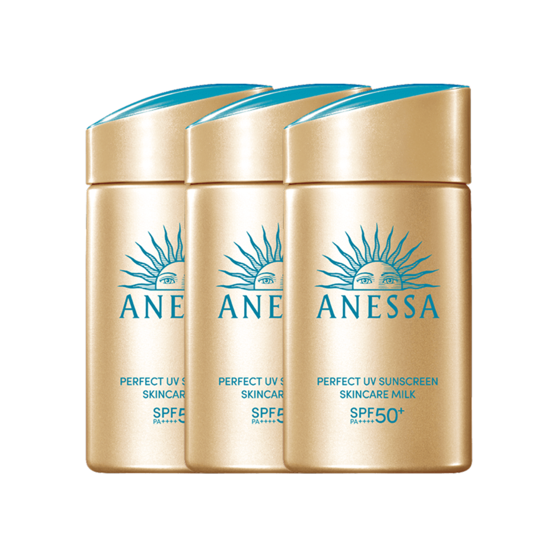 - Shiseido Anessa Perfect UV Sunscreen Skincare Milk 3 x 60ml