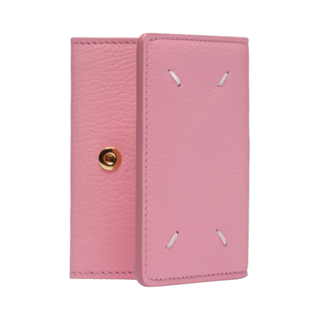 메종 마르지엘라 스냅 버튼 레더 지갑 핑크(Maison Margiela Snap Button Leather Wallet Pink) - 1