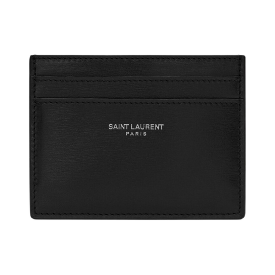 생로랑 스무스 레더 파리 카드 케이스 블랙(Saint Laurent Paris Credit Card Case in Smooth Leather Black)