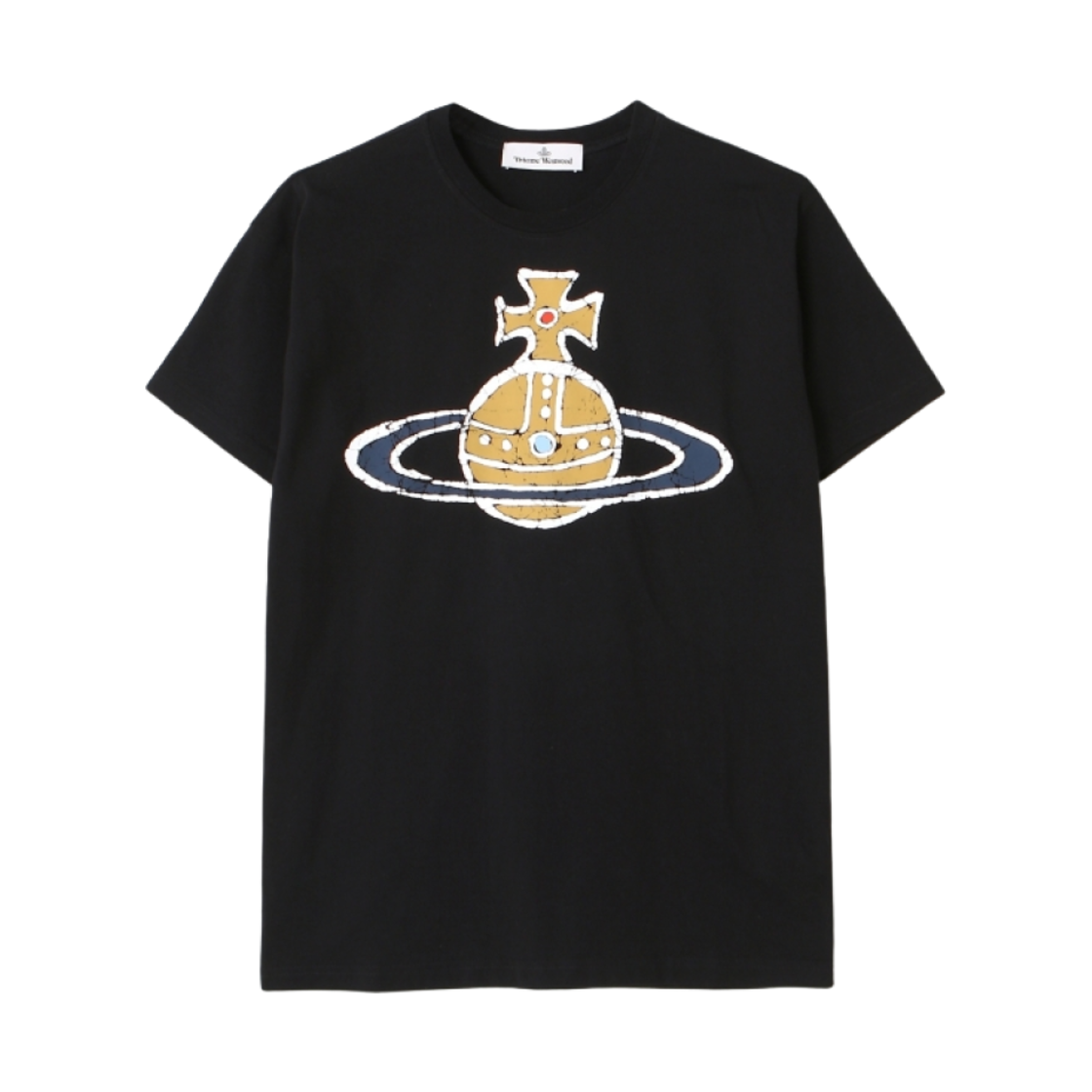 (W) 비비안 웨스트우드 앵글로매니아 클래식 오브 티셔츠 블랙((W) Vivienne Westwood Anglomania Classic Orb T-Shirt Black) - 1