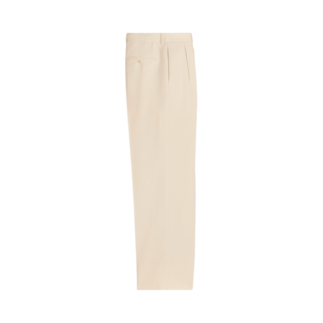 (W) 셀린느 실크 파나마 주드 더블 플리츠 팬츠 아이보리((W) Celine Jude Double Pleated Pants in Silk Panama Ivory) - 2
