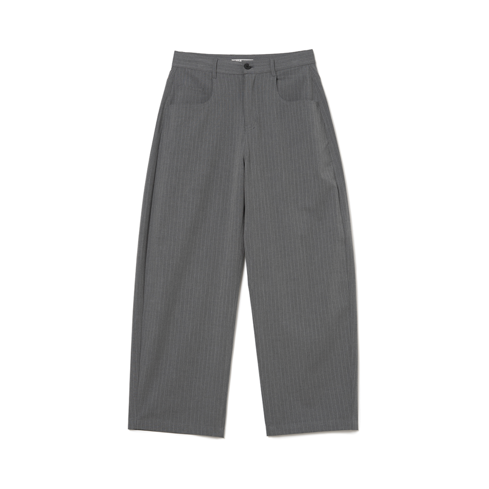 밀로 아카이브 리플렉트 스트라이프 팬츠 그레이