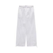 (W) Zara Parachute Pants White