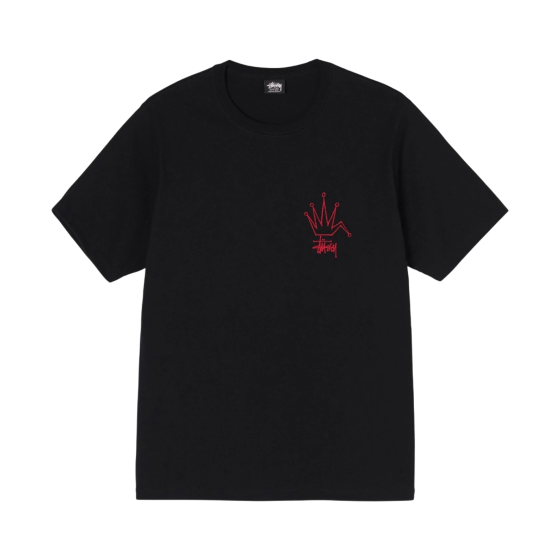 스투시 브로큰 크라운 티셔츠 블랙(Stussy Broken Crown T-Shirt Black) - 2