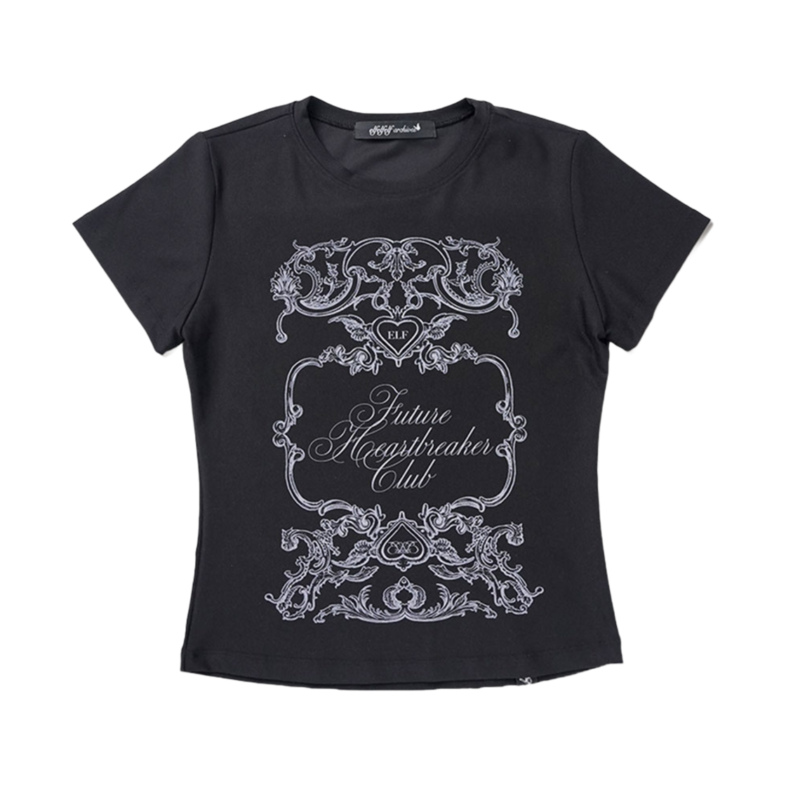 엘프엘프엘프 아카이브스 하트브레이커스 클럽 티셔츠 블랙(Elfelfelf Archives Heartbreakers Club Tshirts Black)