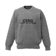 CDG Round Neck School Pullover Grey