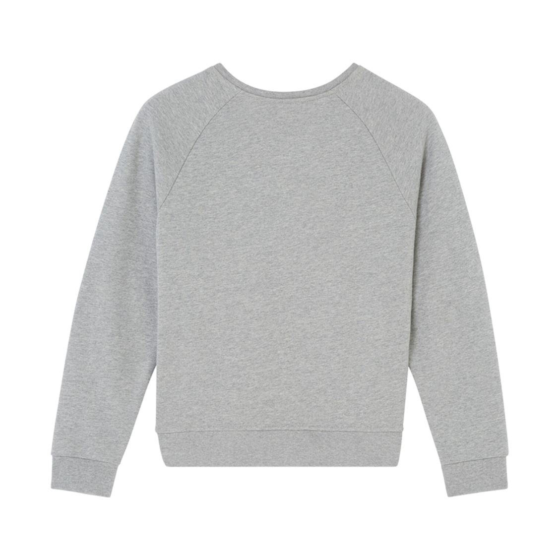 (W) 메종 키츠네 파리지앵 빈티지 스웨트셔츠 그레이 멜란지((W) Maison Kitsune Parisienne Vintage Sweatshirt Grey Melange) - 2
