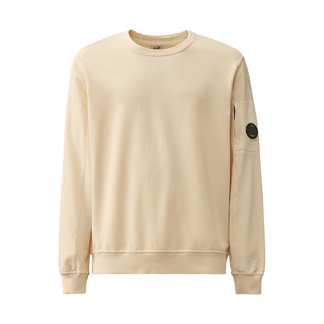16CMSS032A002246G402 C.P. Company Light Fleece Sweatshirt Pistachio Shell - 24SS