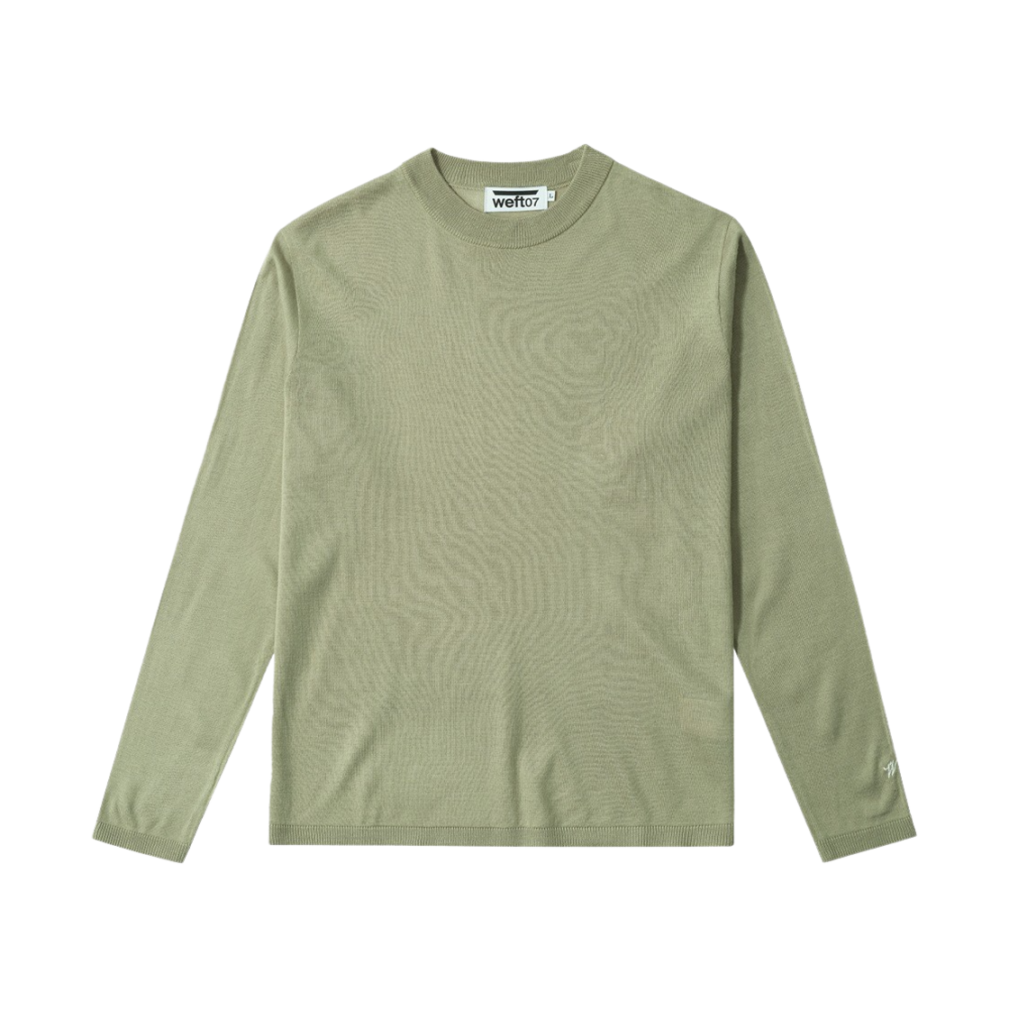 웨프트07 라이트 라운드 니트 올리브(Weft07 Light Round Knit Olive)