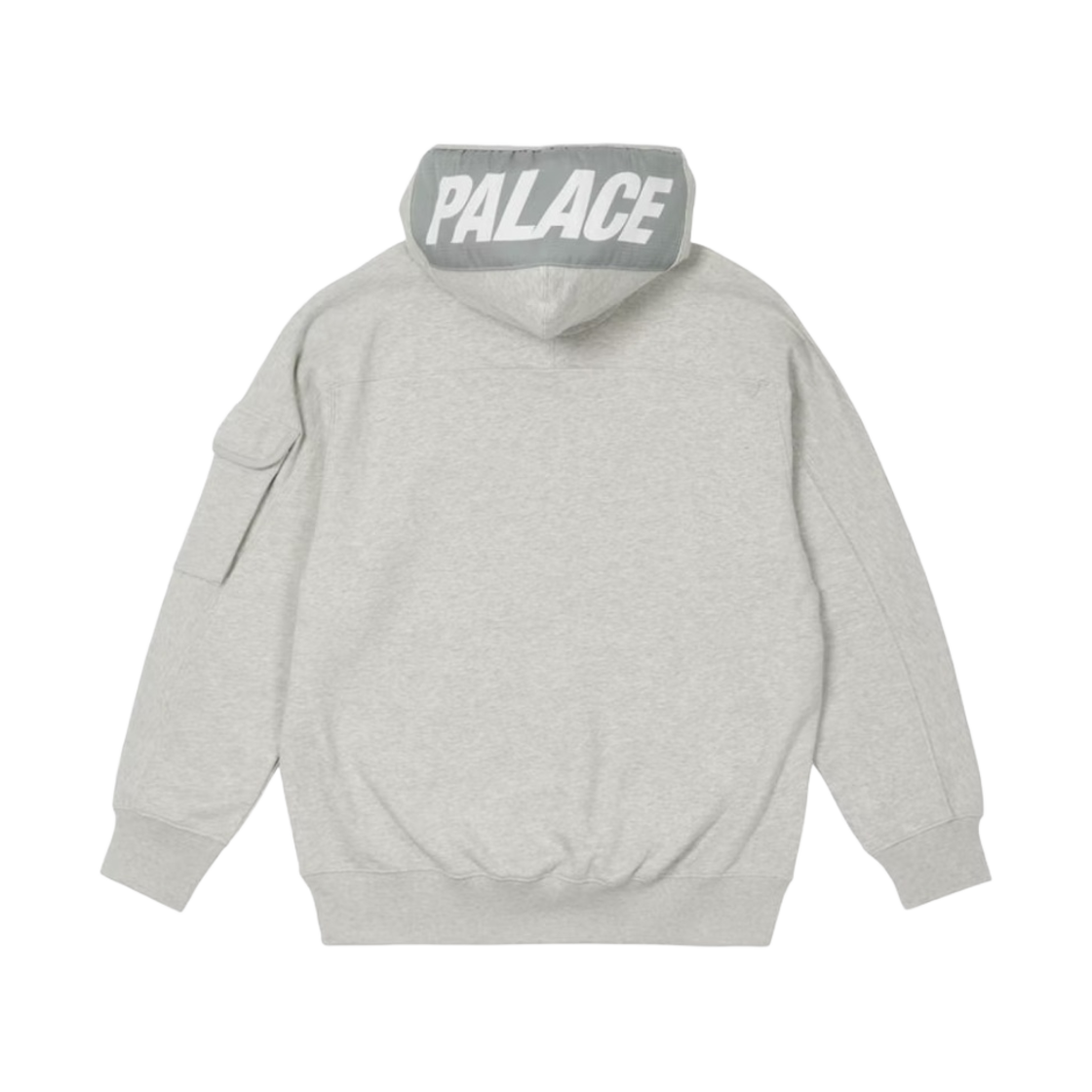 팔라스 자이언트 우븐 라벨 후드 그레이 말 - 22SS(Palace Giant Woven Label Hood Grey Marl - 22SS) - 2