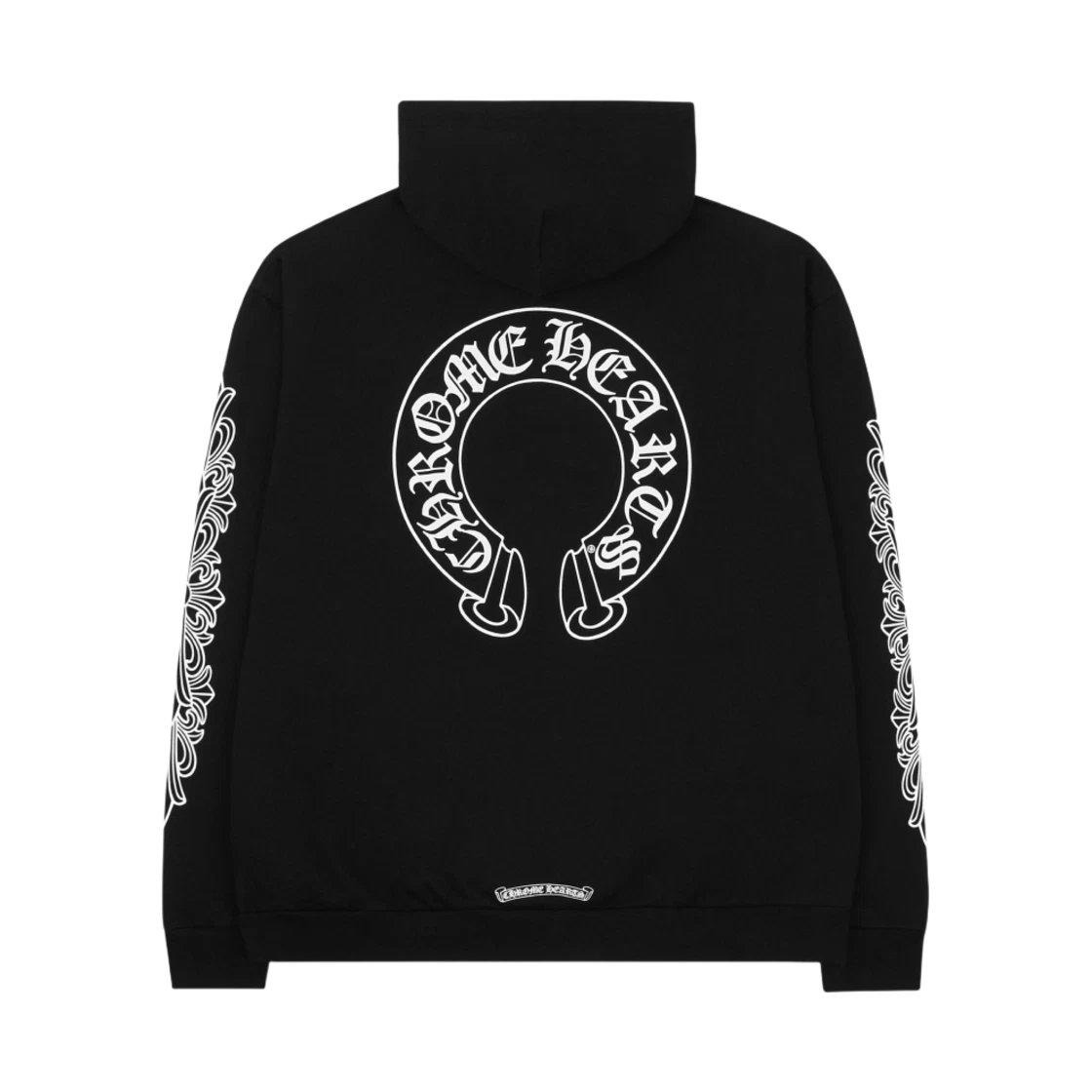 Chrome Hearts Chrome Hearts Horseshoe Floral Hoodie Black · M