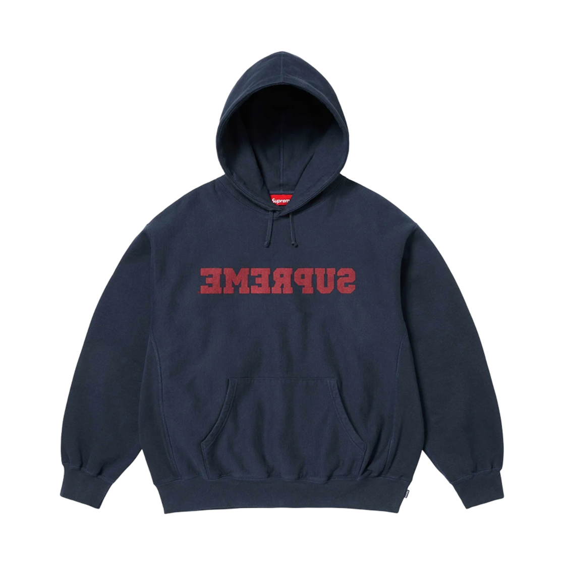 슈프림 리버스 후드 스웨트셔츠 네이비 - 25SS(Supreme Reverse Hooded Sweatshirt Navy - 25SS) - 1