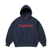 Supreme Reverse Hooded Sweatshirt Navy - 25SS