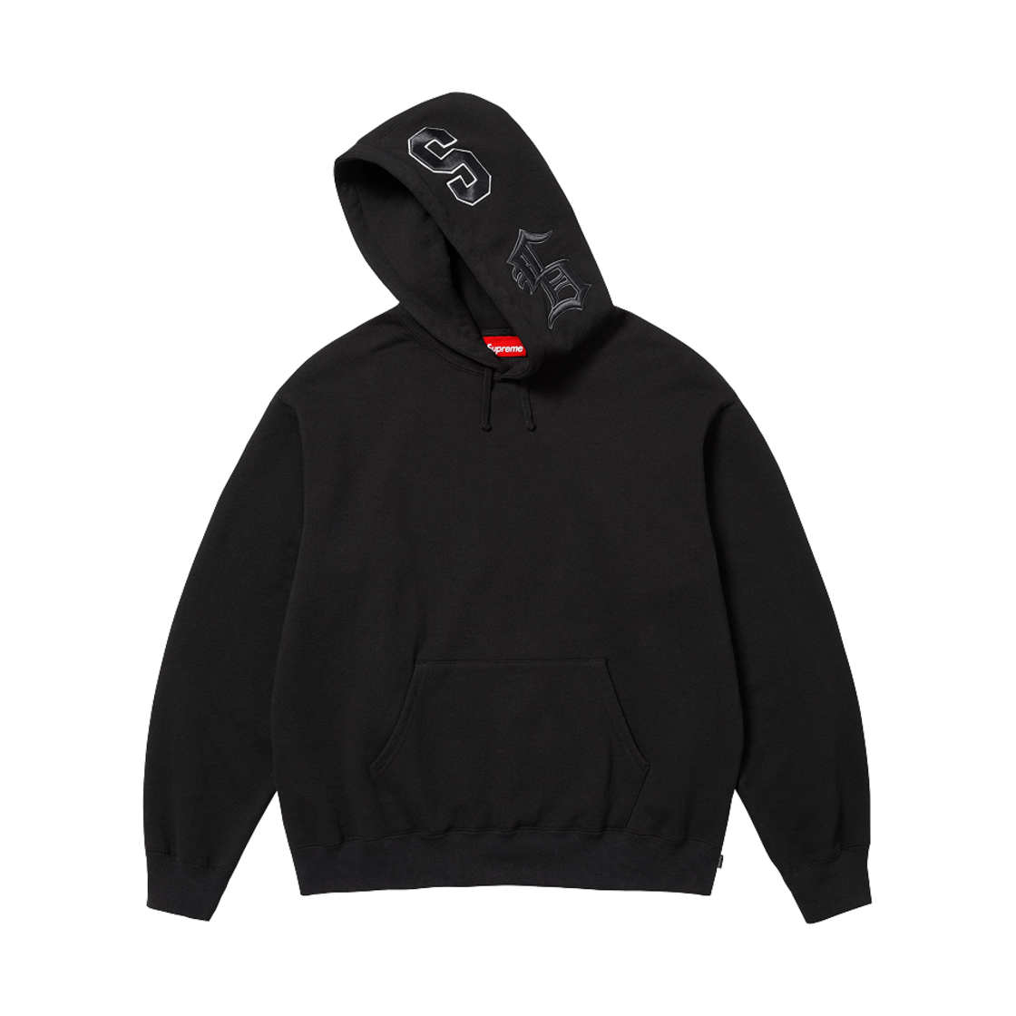 - Supreme Multi S Logo Hooded Sweatshirt Black - 25SS